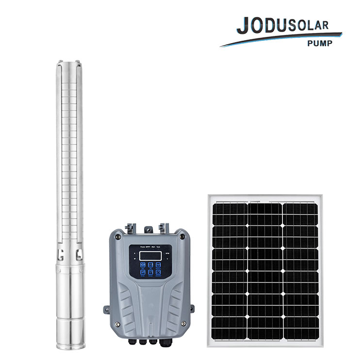 4-tommers 600W-1500W DC BØRSTELØS SOLARPUMPE MED RUSTFRITT STÅL IMPELL